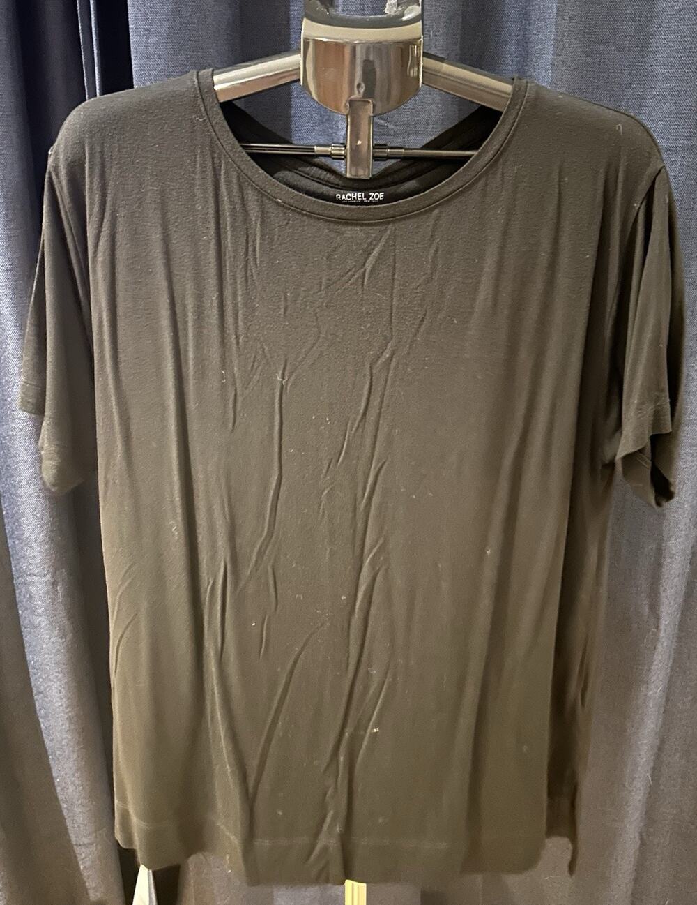 Rachel Zoe Black T-Shirt Women's size XL